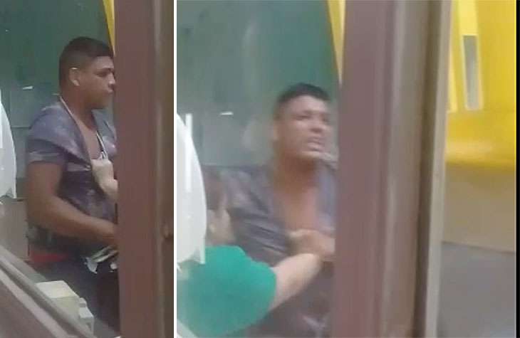 Vídeo mostra técnica de enfermagem sendo agredida pelo ex em ala da Santa Casa de Corumbá