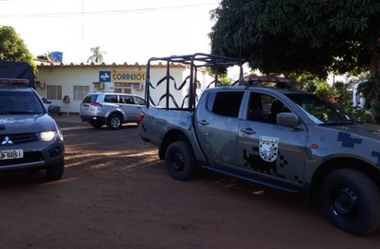 Homem morre em confronto com a polícia após tentativa de assalto à agencia dos Correios