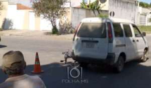 Leia mais sobre o artigo Bombeiros socorrem ciclista atropelada no bairro Dom Bosco