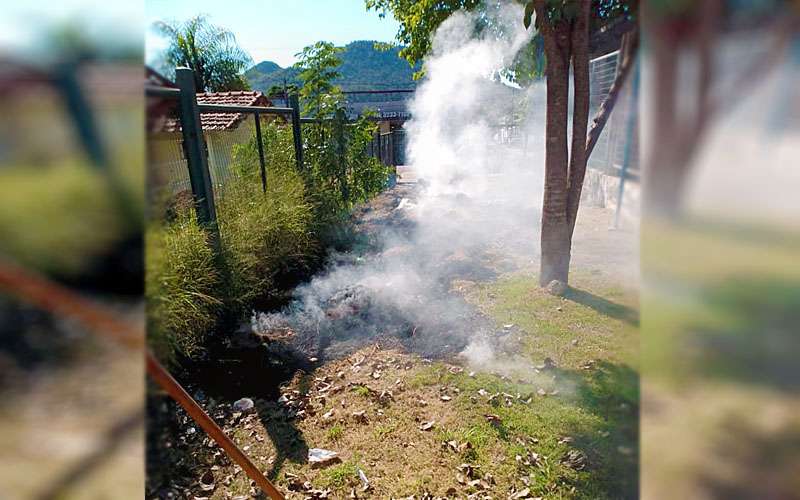 Leia mais sobre o artigo Fogo em vegetação mobiliza Corpo de Bombeiros de Corumbá
