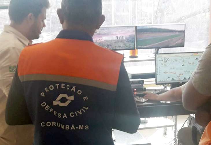 Você está visualizando atualmente Defesa Civil realiza visita técnica em Mineradora de Corumbá