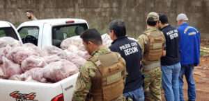 Leia mais sobre o artigo Operação apreendeu R$ 100 mil reais e 1,5 tonelada de carne em estabelecimentos de Corumbá