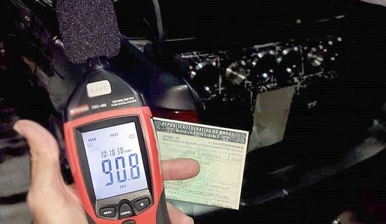 Homem tem som automotivo apreendido após ser flagrado por perturbação da tranquilidade