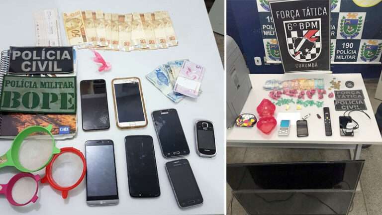 Operação conjunta entre Polícia Militar e Civil fechou bocas de fumo no Popular Nova e Centro América