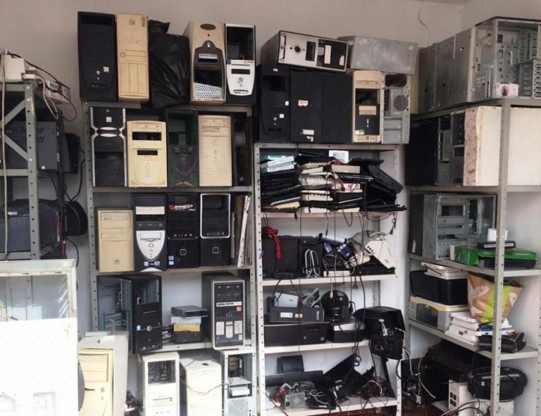 Ação de coleta de lixo eletrônico prossegue segunda-feira em 4 pontos