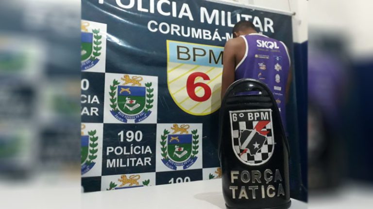 Força Tática prende homem com mandado de prisão