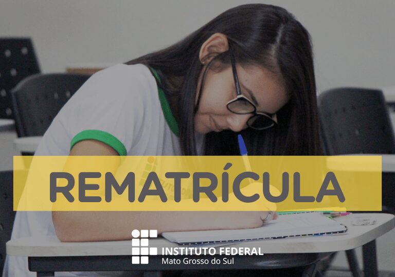 IFMS abre período de rematrícula para segundo semestre
