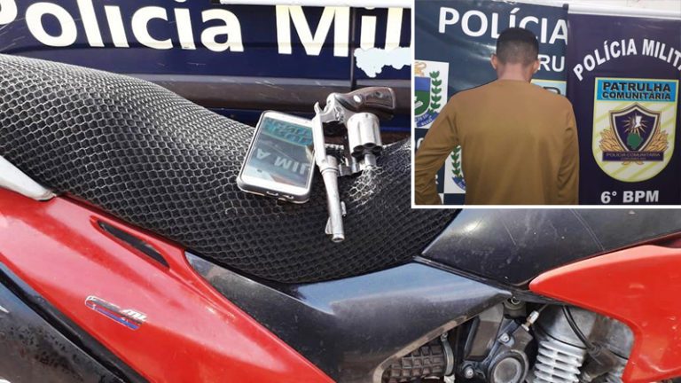 Homem que cumpre pena no semiaberto é preso após roubar celular de jovem no centro