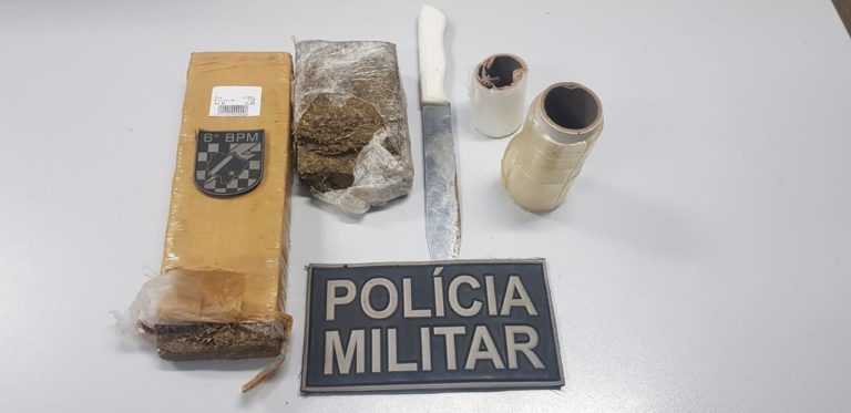 Ao perceber presença da Polícia, bandido foge e abandona sacola com drogas no Cristo