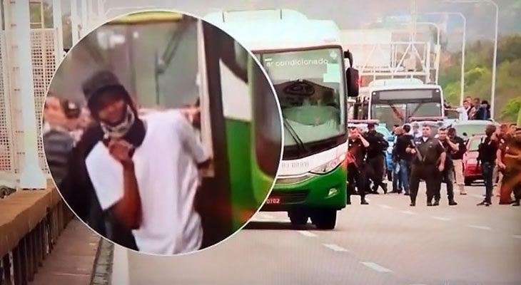 Sequestrador de ônibus é morto por atirador de elite na Ponte Rio-Niterói