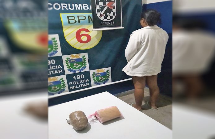 Flagrada comercializando entorpecentes, mulher é presa pela PM no Cristo Redentor