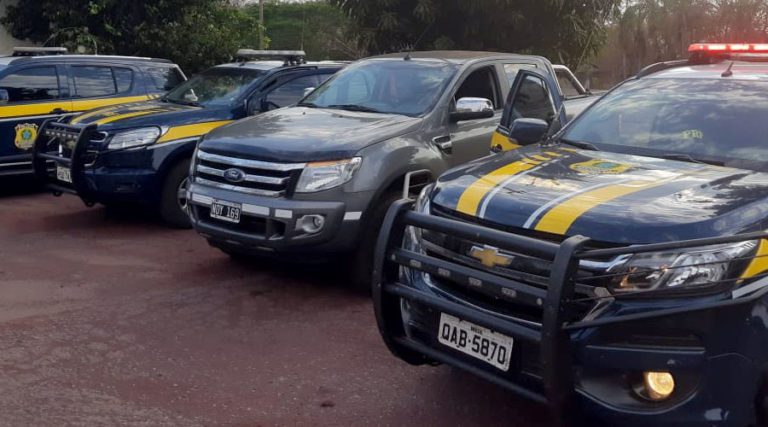 Caminhonete roubada na Argentina é recuperada pela PRF em Corumbá