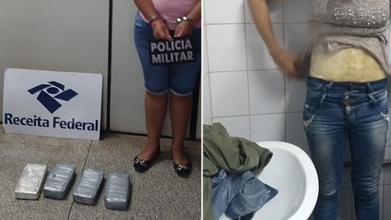 Mulheres são presas ao tentar entrar com cocaína pela fronteira em Corumbá