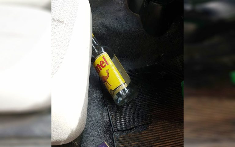 Flagrado pela PRF em “zig-zag”, motorista é preso por dirigir embriagado na BR-262