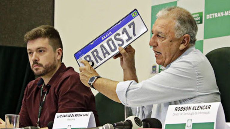 Nova placa do mercosul poderá custar até R$ 300 em MS