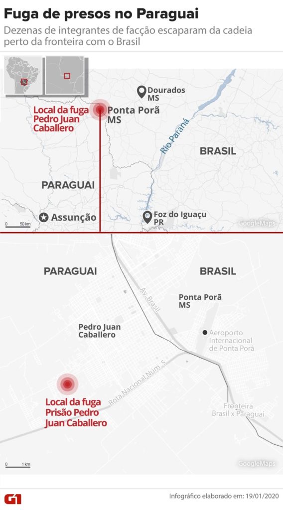Procuradoria pede prisão de diretor de presídio e de 30 agentes penitenciários após fuga no Paraguai 2 fuga de presos no paraguai