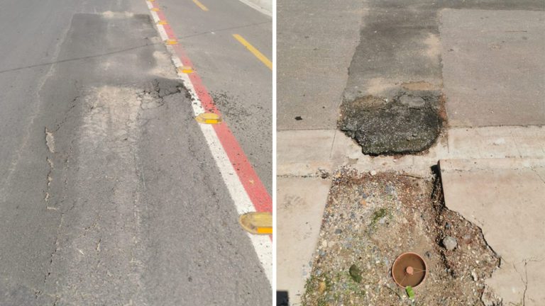 Após asfalto de obra milionária afundar, prefeitura informa que notificou empresa