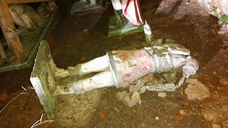 Em estado de abandono, complexo do Cristo Rei volta a ser alvo de vândalos