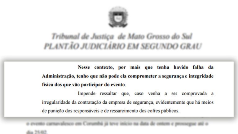 Justiça concede liminar para permanência de empresa de segurança no Carnaval