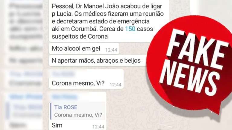 Médico desmente fake News e nega casos suspeitos de coronavírus em Corumbá