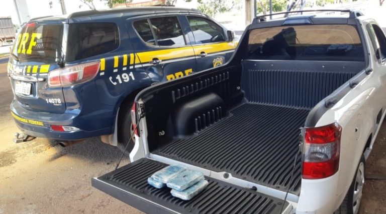PRF apreende cocaína e recupera três veículos na BR-262