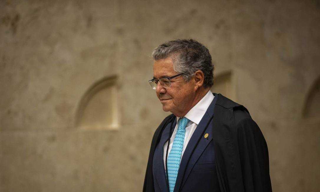 x85343476 BRASILBrasilia DF24 10 2019Ministro Marco Aurelio Mello Na tarde desta quinta