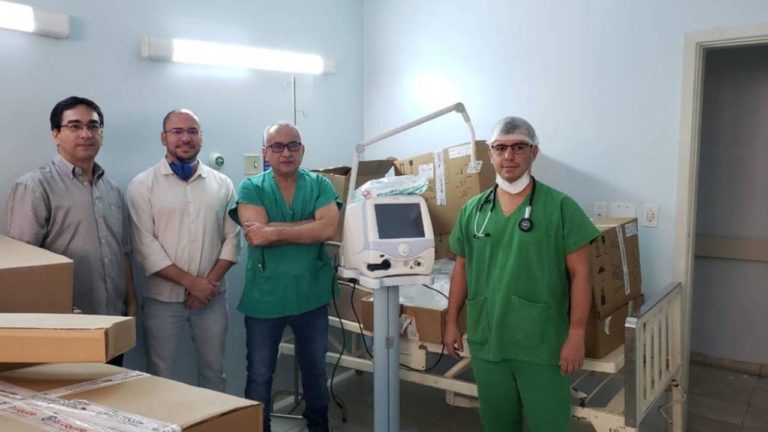 Governo do Estado envia cinco respiradores para Santa Casa de Corumbá