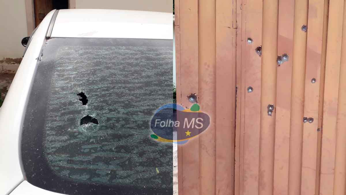 Agente penitenciário tem casa atingida por disparos de arma de fogo em Corumbá