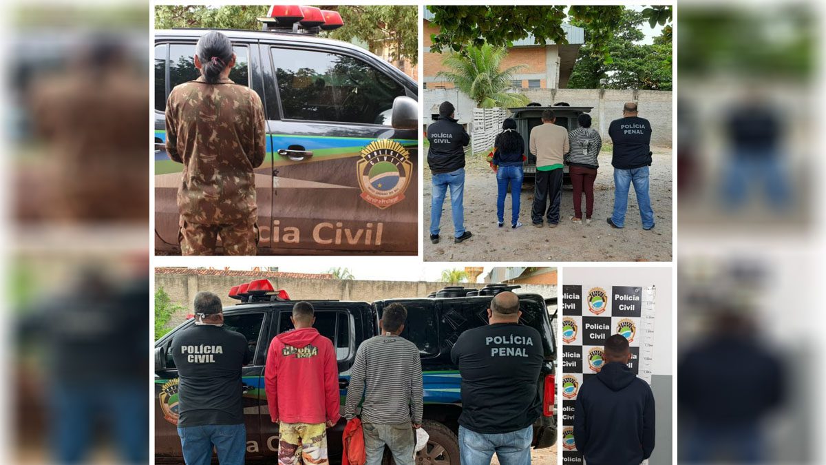 Sete foragidos foram presos em Operação da Polícia Civil de Ladário