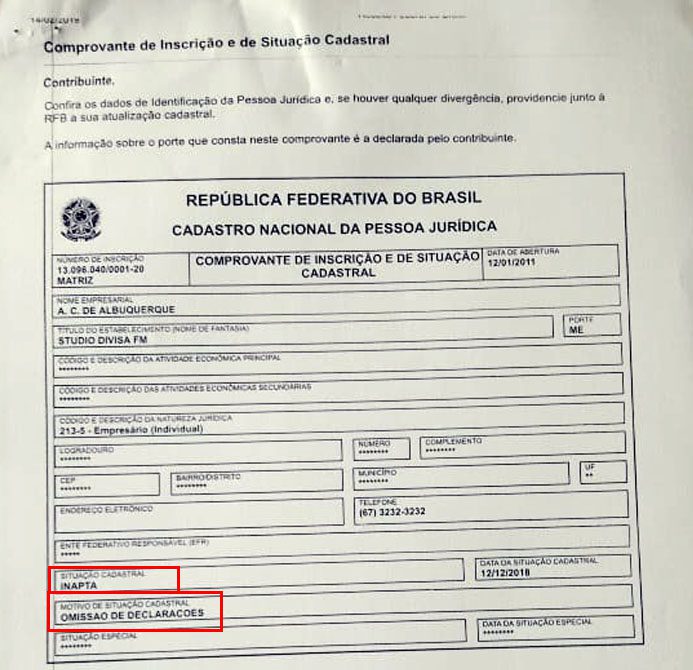 Vereadores de Corumbá apresentam gastos com empresa inapta e MPE recomenda devolução do dinheiro 3 inapta
