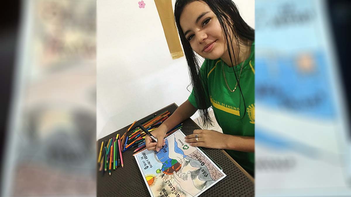 Leia mais sobre o artigo Estudante da Escola  JGP vence concurso de desenho em Corumbá