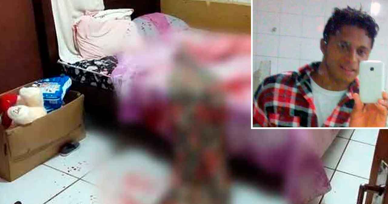 Polícia divulga foto de homem que quase decepou mãos de mulher em MS