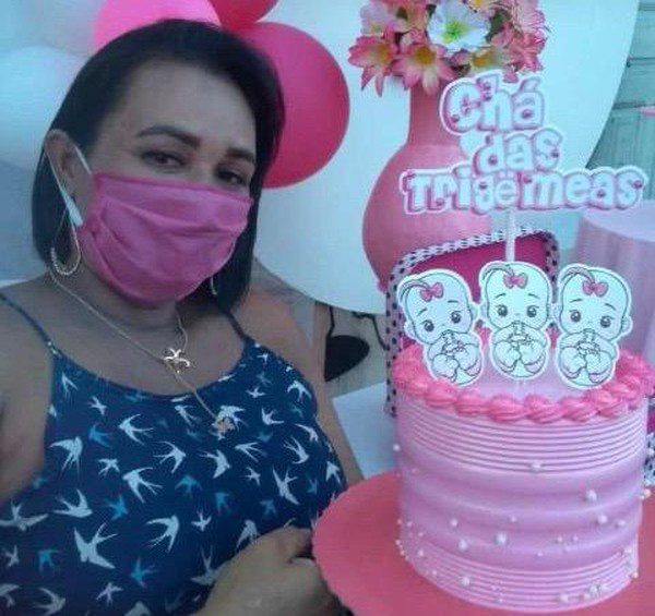 Mãe que esperava trigêmeas descobre quarta filha 'surpresa' na hora do parto em maternidade de Manaus 4 whatsapp image 2020 07 23 at 08.22.44