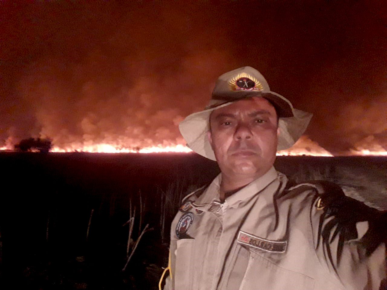 Bombeiros combatem incêndios no Pantanal do Nabileque 3 pantanal fogo nabileque3