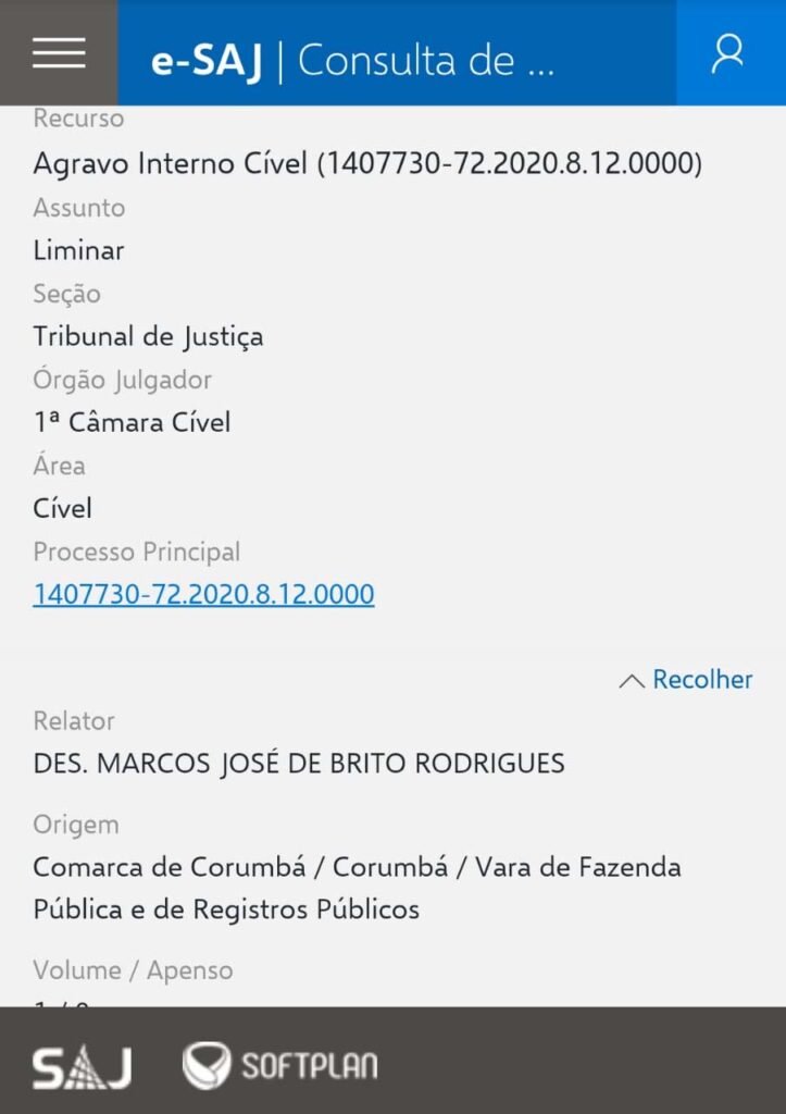 recorreu justica