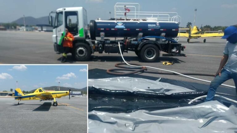 Duas aeronaves chegam em Corumbá para reforçar combate às queimadas no Pantanal