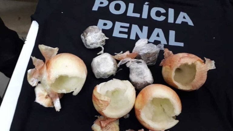 Cebolas “recheadas” de maconha são apreendidas com visitante no presídio de Corumbá