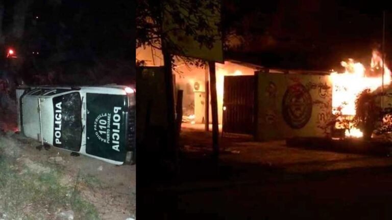 Viatura e departamento de trânsito são incendiados após policial atropelar e matar três pessoas na Bolívia