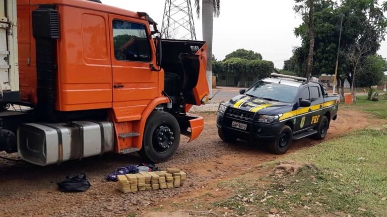 Boliviano que transportava cocaína de Corumbá até SP é preso pela PRF