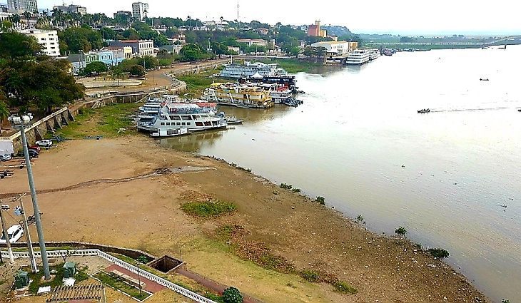 Transporte de carga em hidrovia de MS é paralisada devido ao baixo nível do Rio Paraguai