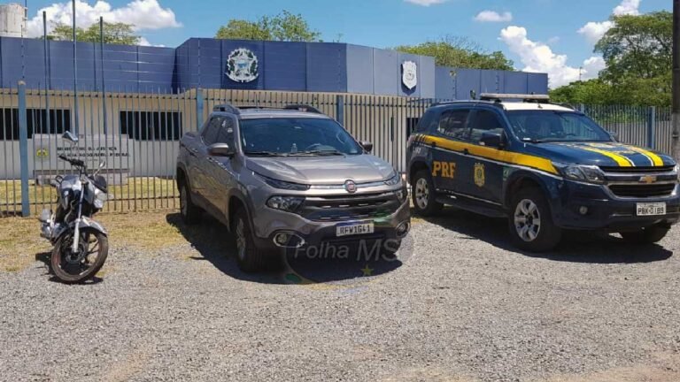 Caminhonete furtada que seguia para Bolívia é recuperada pela PRF em Corumbá