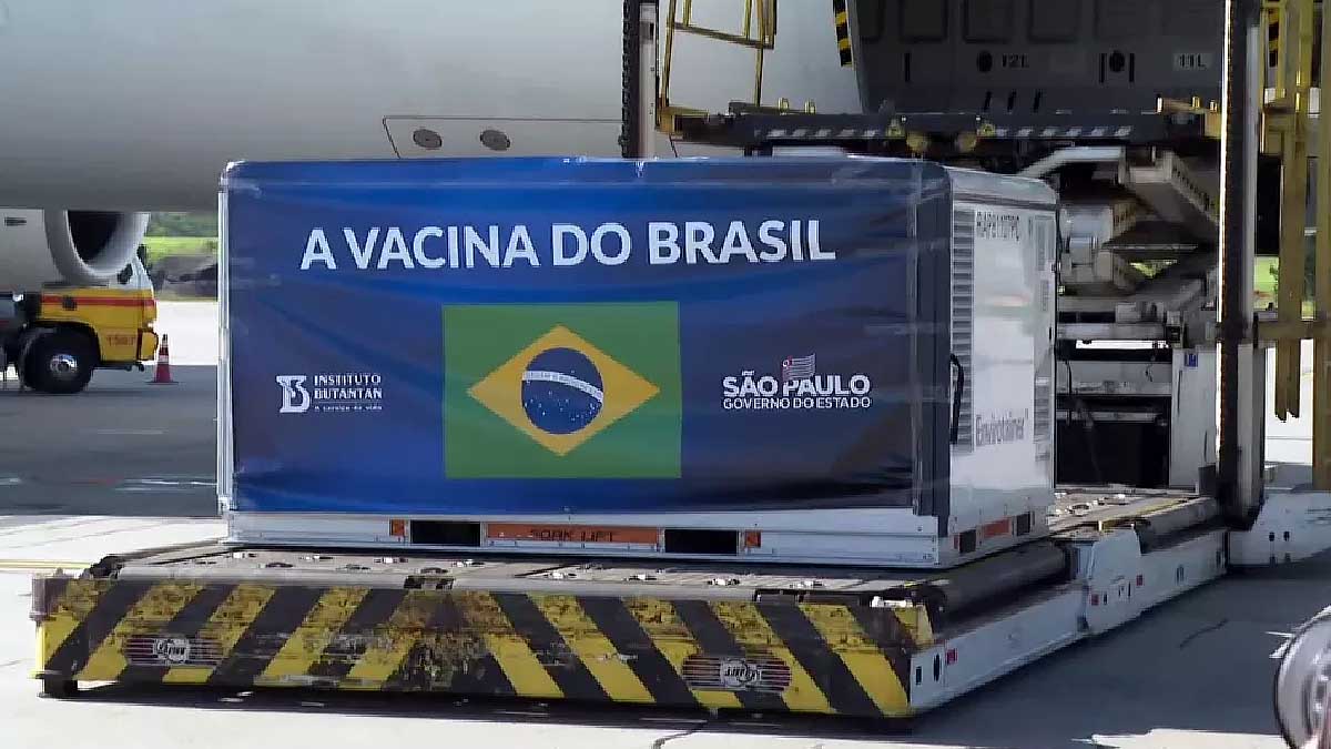 Você está visualizando atualmente Lote com mais 2 milhões de doses da Coronavac chega a São Paulo