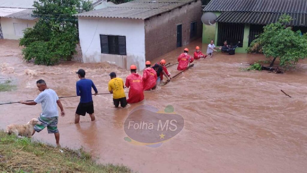 resgate na chuva