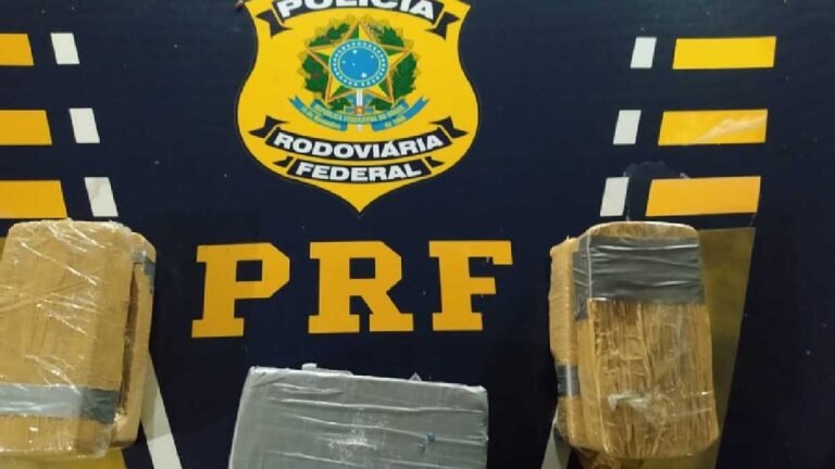 PRF prende duas brasileiras e uma boliviana transportando cocaína na BR-262