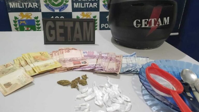 GETAM prende indivíduos por tráfico de drogas no bairro Cristo Redentor