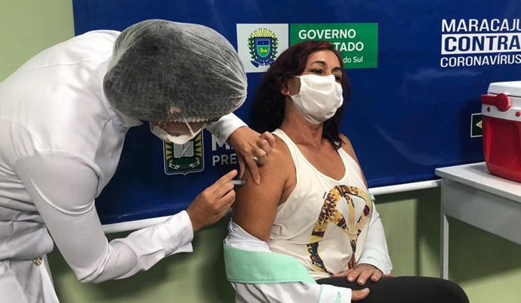 MS já vacinou mais de 44 mil pessoas contra Covid-19
