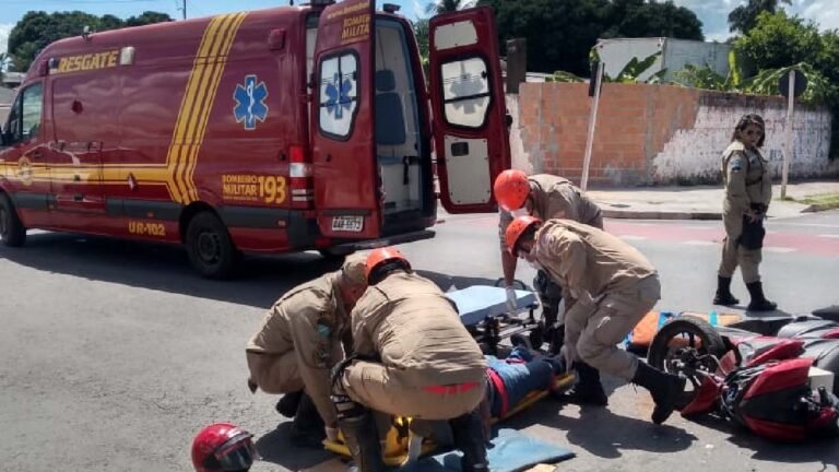 colisão carro x moto