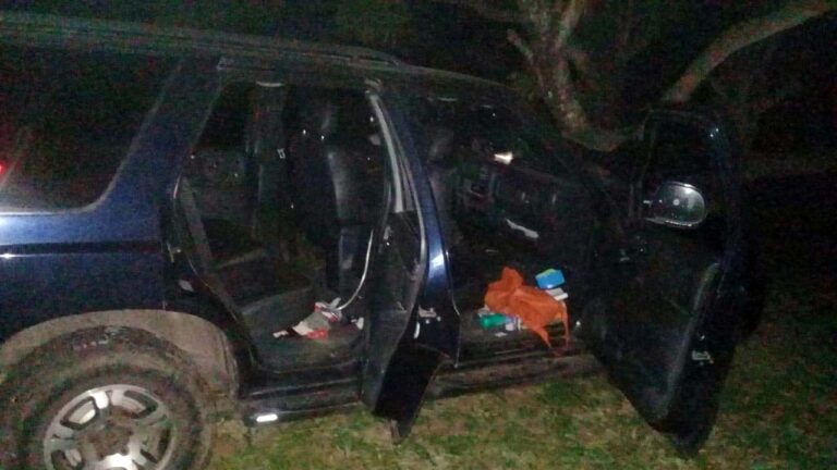 Duas pessoas ficam feridas em colisão de caminhonete com árvore na BR-262