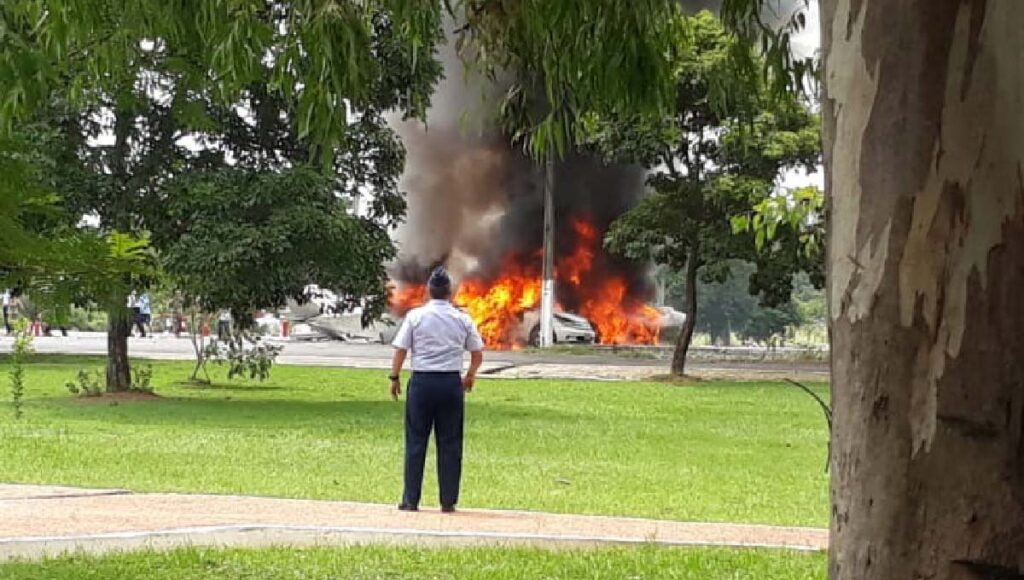 queda aeronave paraguai