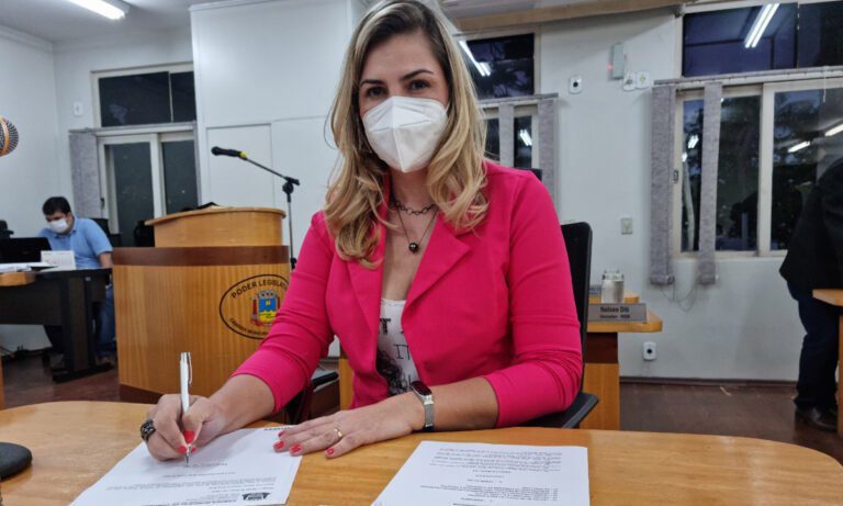 Vereadora solicita sinalização em redutores de velocidade no Anel Viário